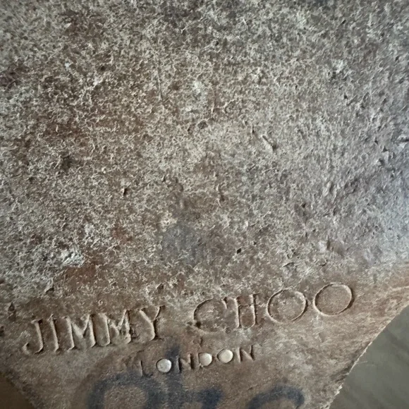 Jimmy Choo Baxen Patent Peep-Toe
Wedge Pump size 37.5 Beige color - Picture 11 of 14